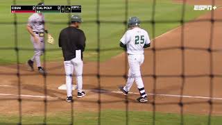 Cal Poly vs. CSUN, Baseball Highlights -- Mar. 15th, 2024
