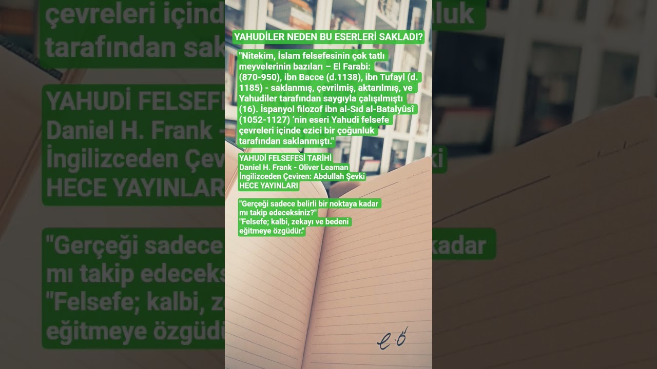 Bah&ccedil;e ve Kitaplar: YAHUDİLER NEDEN BU ESERLERİ SAKLADI?