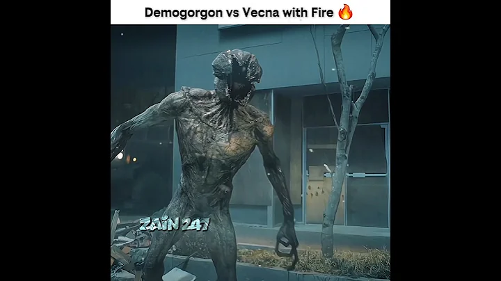 Demogorgon vs Vecna with fire 🔥 #strangerthings #vecna #demogorgan #shorts | Stranger things Edit