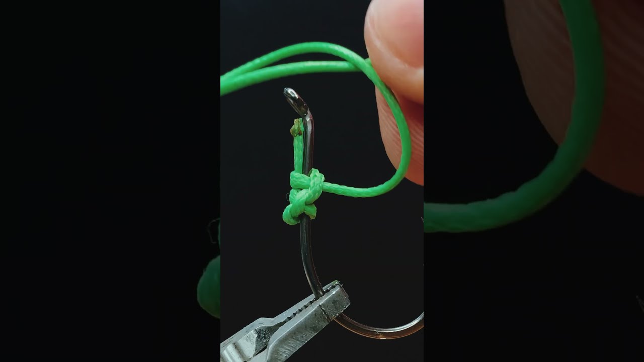 Beautiful & Strong Hook Knot! 🎣💪  