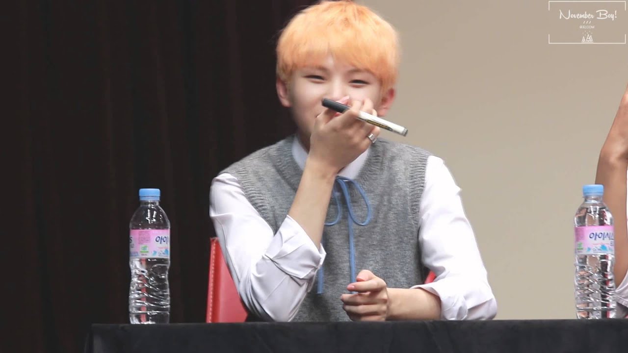 [CAM] 151011 부산 팬싸 세븐틴 우지 - 지후나 뽀뽀해조 ^3^