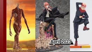 2023 April - News Announcements, New Attack On Titan, Makima And Yuji Figures