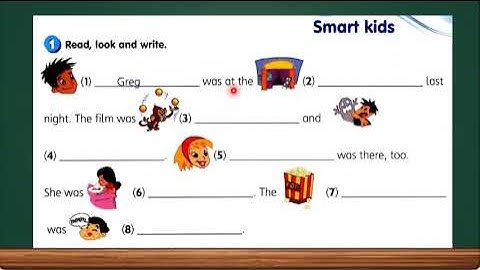 Year 3 English Get Smart Plus 3 Module 8: Where were you yesterday? Workbook Page 61