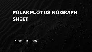 Polar plot using graph sheet