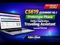 CS619 Assignment 3 Prototype Phase | Traveling Assistant Web Application (CS619 Project Explanation)