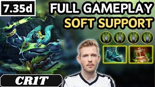 7.35d - Cr1t EARTH SPIRIT Soft Support Gameplay 29 ASSISTS - Dota 2 Full Match Gameplay
