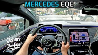 MERCEDES EQE 350+ 292 HP POV TEST DRIVE (659 KM RANGE!)