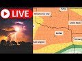 Intense Winds, Huge Hail & Tornadoes in Texas/Oklahoma - Live Weather image