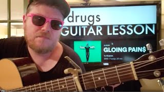 How To Play Drugs Lil Aaron easy guitar tutorial beginner lesson easy chords