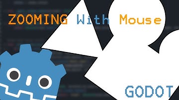 How to zoom using your mouse scroll wheel in Godot 4.x