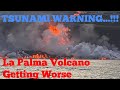 Terrible:Not Enough On The Mainland Mountain La Palma Now Spewing lava Into The Ocean