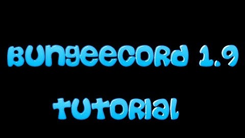 Hoe maak je een BUNGEECORD 1.9 Server? ZO DUS!