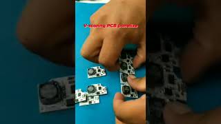 V-scoring PCB panelize from PCB Way Profile