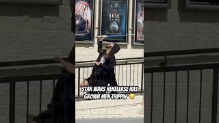 Poor guy needs to get a job 😂 #starwars#movie#darthvader#jedi#sith#lightsaber#shorts#force Net Worth