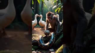 Famous 🐒 Brave Monkey vs Giant Python 🐍 | Epic Jungle Battle Profile
