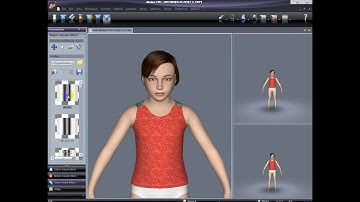 Lectra Modaris 3D cad pattern fitting📱Kids tank top modaris V7r1