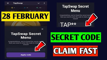 Tapswap Secret Menu Code | Tapswap Update | How to Find Tapswap Secret Menu Code | Tapswap Withdrawl