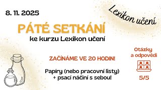 Lexikon učení_setkání 5/5