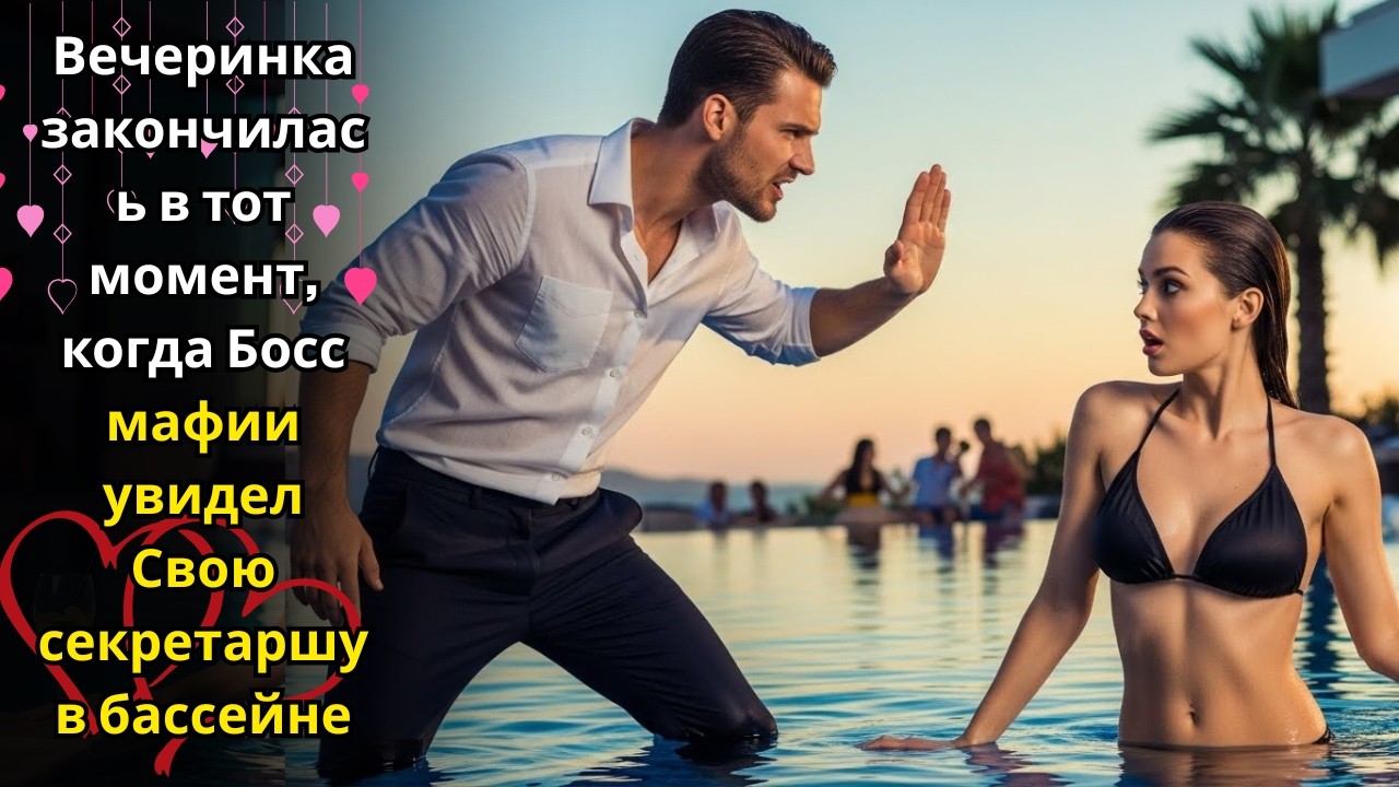 Вечеринка закончилась, когда мафиози увидел секретаршу в бассейне