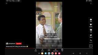 Muhammad Ali trolling Arnold's name.😅🤣