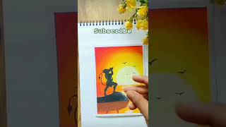 400+ Drawing 😱/ poster colour drawing / Acrylic painting / Magical drawing #shorts