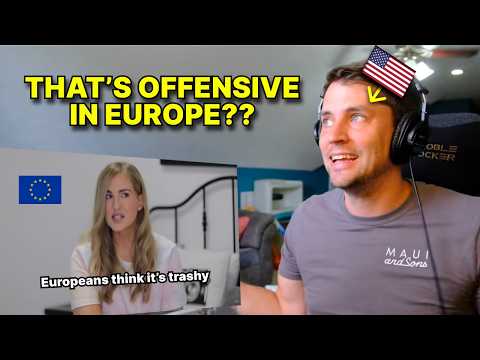 American reacts to Americans things that are Considered Rude in Europe
