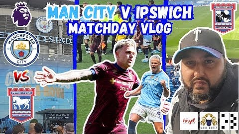 Man City 4 - 1 Ipswich Match Vlog Extended Highlights | Haaland Hat trick at the Empythad