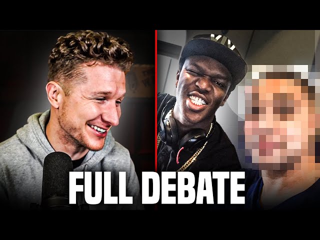 I Debated KSI's MOST DELUSIONAL Fan.. class=