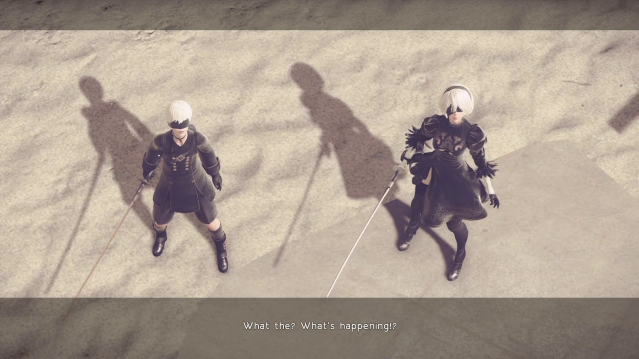 NieR:Automata adam first fight