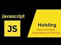Hoisting in Javascript #javascript #frontend #reactjs