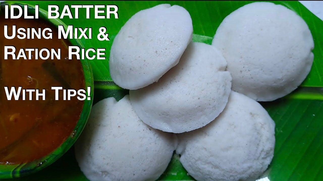 ಮೃದುವಾದ ಇಡ್ಲಿ in Mixie | Idli Recipe With Ration Rice In Mixer | Tips To Make Soft Idli | In Kannada