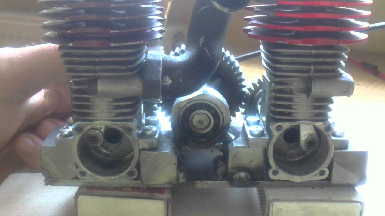 2 cylinder nitro engine