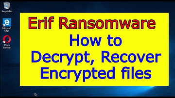 Erif ransomware virus. How to decrypt .Erif files. Erif File Recovery Guide.