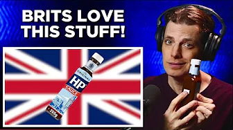 American Eats HP Sauce For The First Time!
