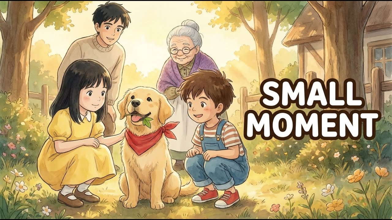 A Small Moment That Made Everyone Smile 😊 | Calm Family Story Animation (Ghibli-Inspired)