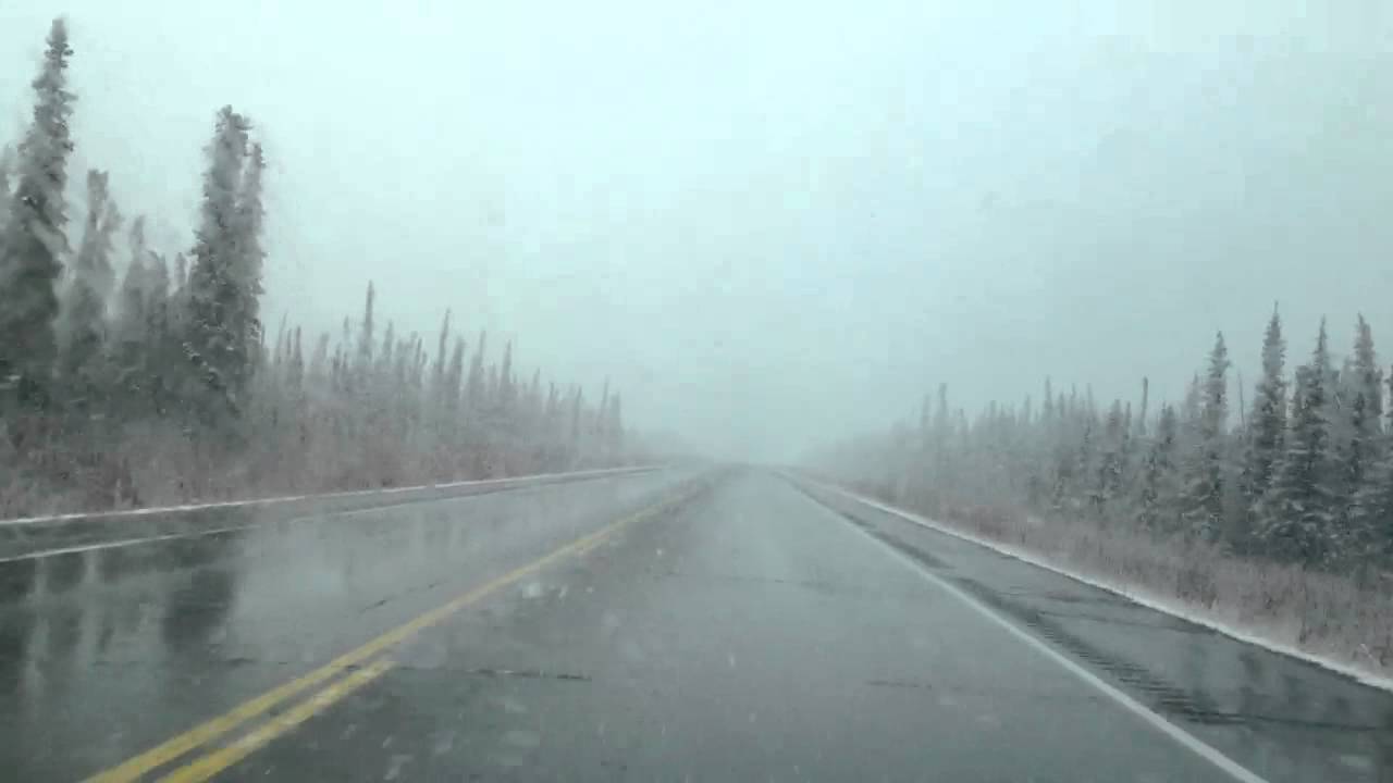 HUGE snowflakes in May in Alaska YouTube