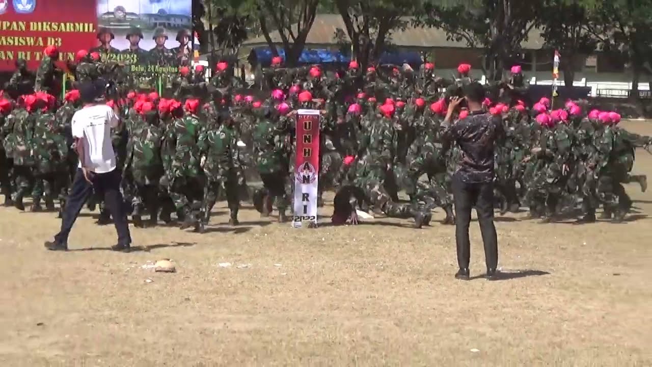 Yel Yel Kadet Unhan RI DI Kabupaten Belu Angkata II