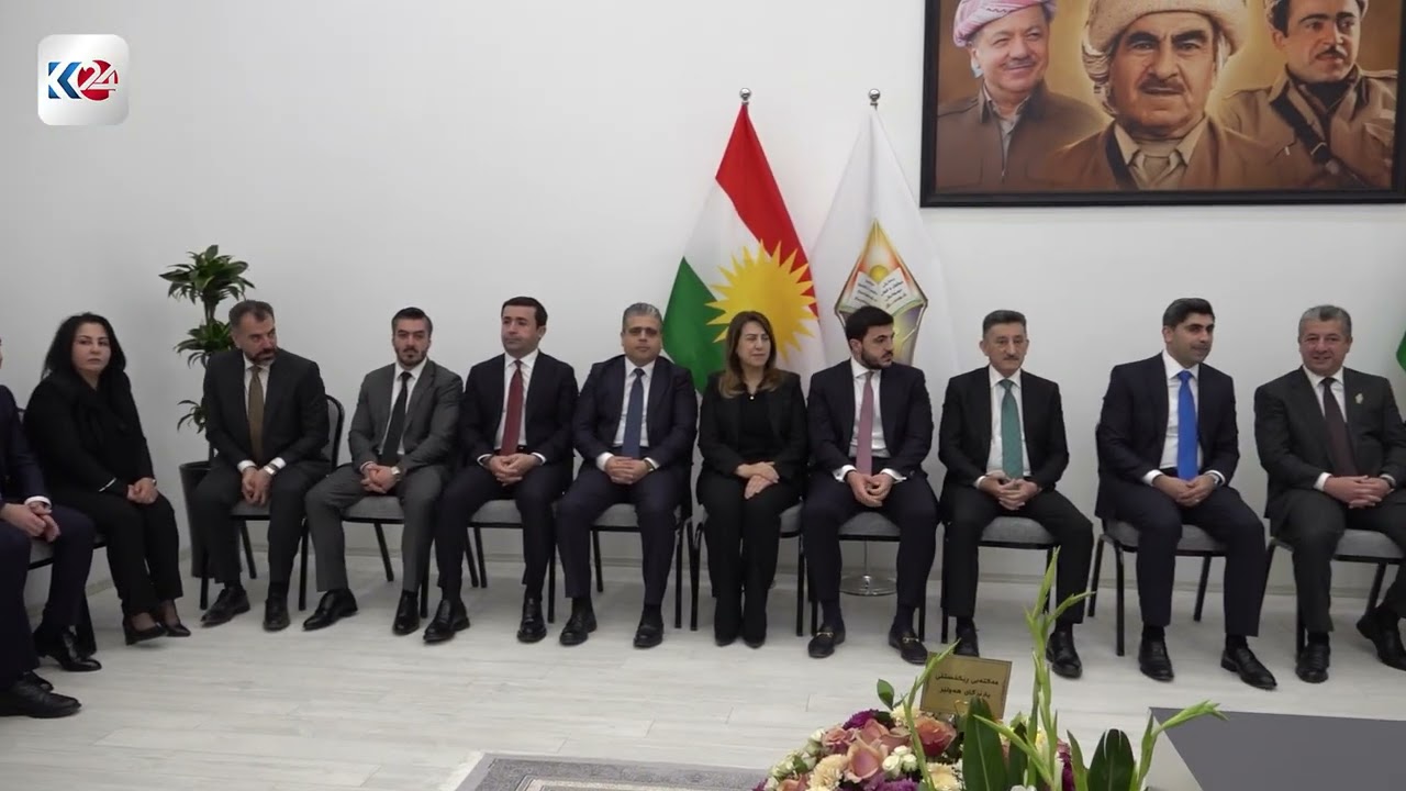 مسرور بارزاني يزور سكرتارية اتحاد طلبة وشباب الديمقراطي الكوردستاني