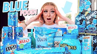 I ONLY ate BLUE foods for 24 hours!!