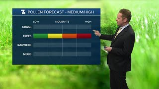 7 Weather Noon update, Monday afternoon, April 10