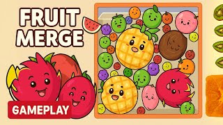 Fruit Merge: Drop Fruit Puzzle Gameplay 🍉 | Addictive & Satisfying! (iOS & Android) screenshot 1