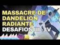 Massacre de Dandelion Radiante - Desafios III e IV |  Genshin Impact 6.4 Luna V