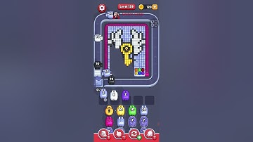 Pixel flow Level 159 very hard Walkthrough Solution