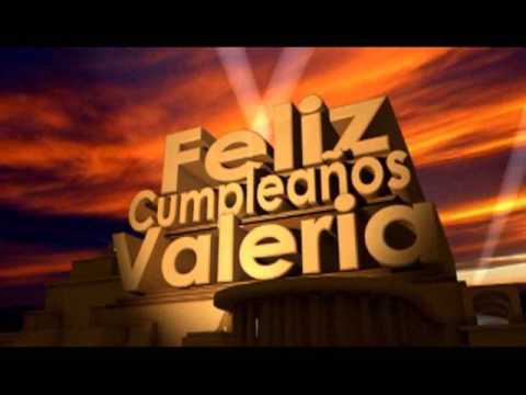 Feliz Cumpleanos Valeria Youtube