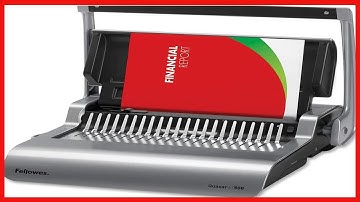 Fellowes Binding Machine Quasar+ Comb Binding (5227201), 5.1" x 18.1" x 15.4"