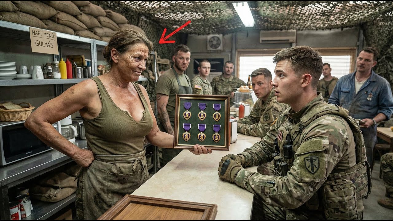 Katona azt mondta a pincérnőnek, a háború nem nőknek való - megmutatta hat Bíbor Szívét