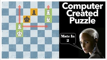 COMPUTER Generated Chess Puzzle!? ♚ Cool Chess Puzzle ♖ Improve Your Chess
