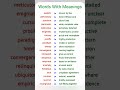 Commonly used Words With Meanings. English Vocabulary. English Lesson
