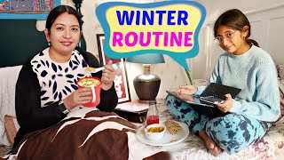 My Family Winter Routine | Anantya's School Change Update | CookWithNisha