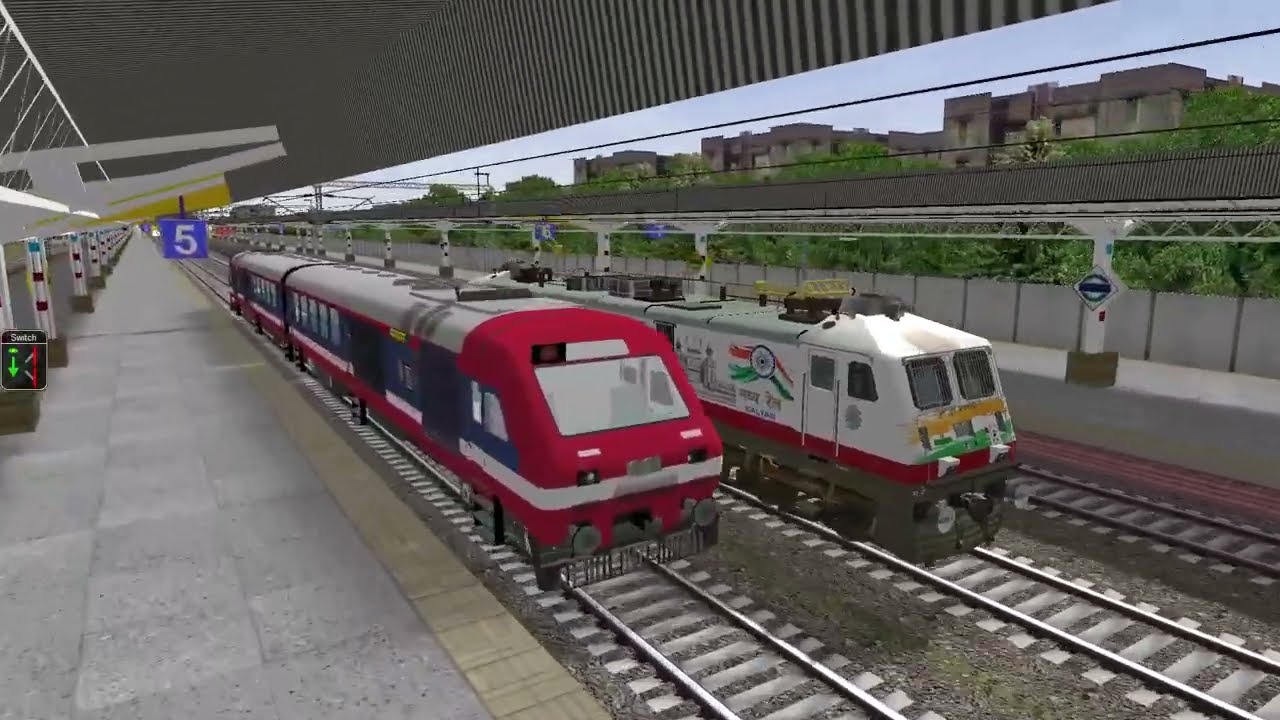 Microsoft Train Simulator Demu Train Rescue Wap-7 Msts 4k Ajmgamig 